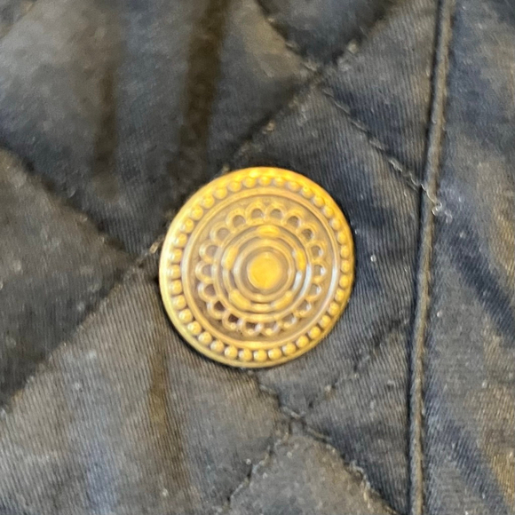 Vintage Reversible Quilted Barn Coat Cottagecore Barbour Style 90s Y2K fits M–XL - Picture 10 of 15